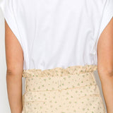 Little Wild Flower Print Twill Shorts