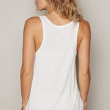 sleeveless knit top