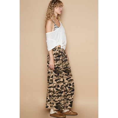 Camo Stretch Casual Pants