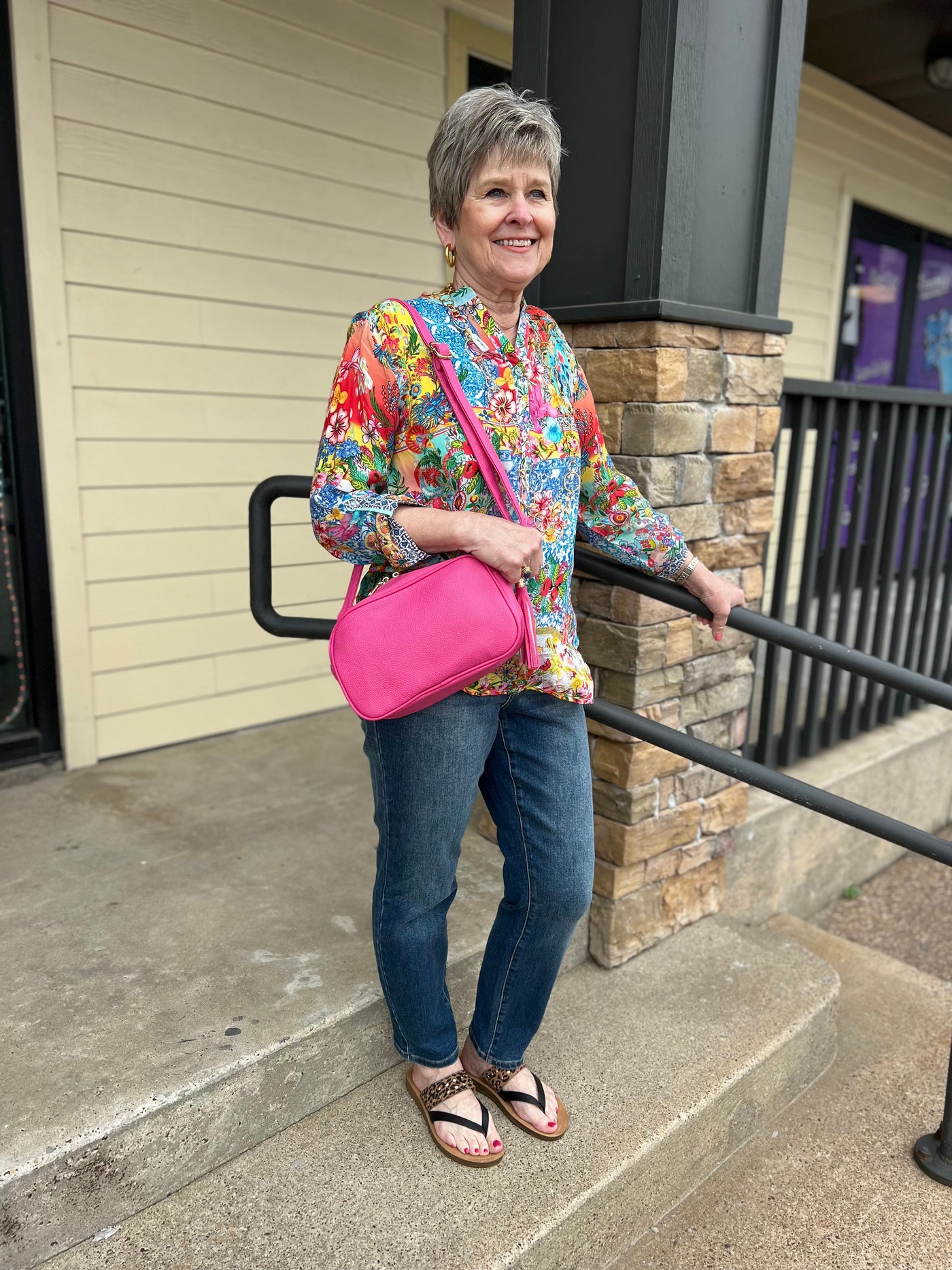 Floral Silk Top