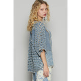 Short Sleeve Denim Twill Jacket