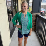 Emerald Cardigan Sweater