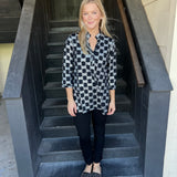 Blk/Silver Travel Tunic