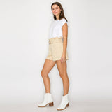 Little Wild Flower Print Twill Shorts