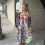 Dots Kaftan Dress