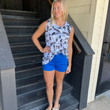 White Sleeveless Top