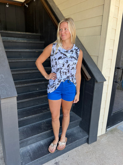 White Sleeveless Top