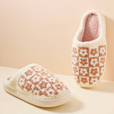 Flower Color Block Slippers