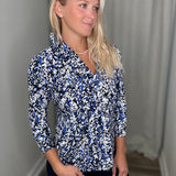 Vines Blues & Black Top