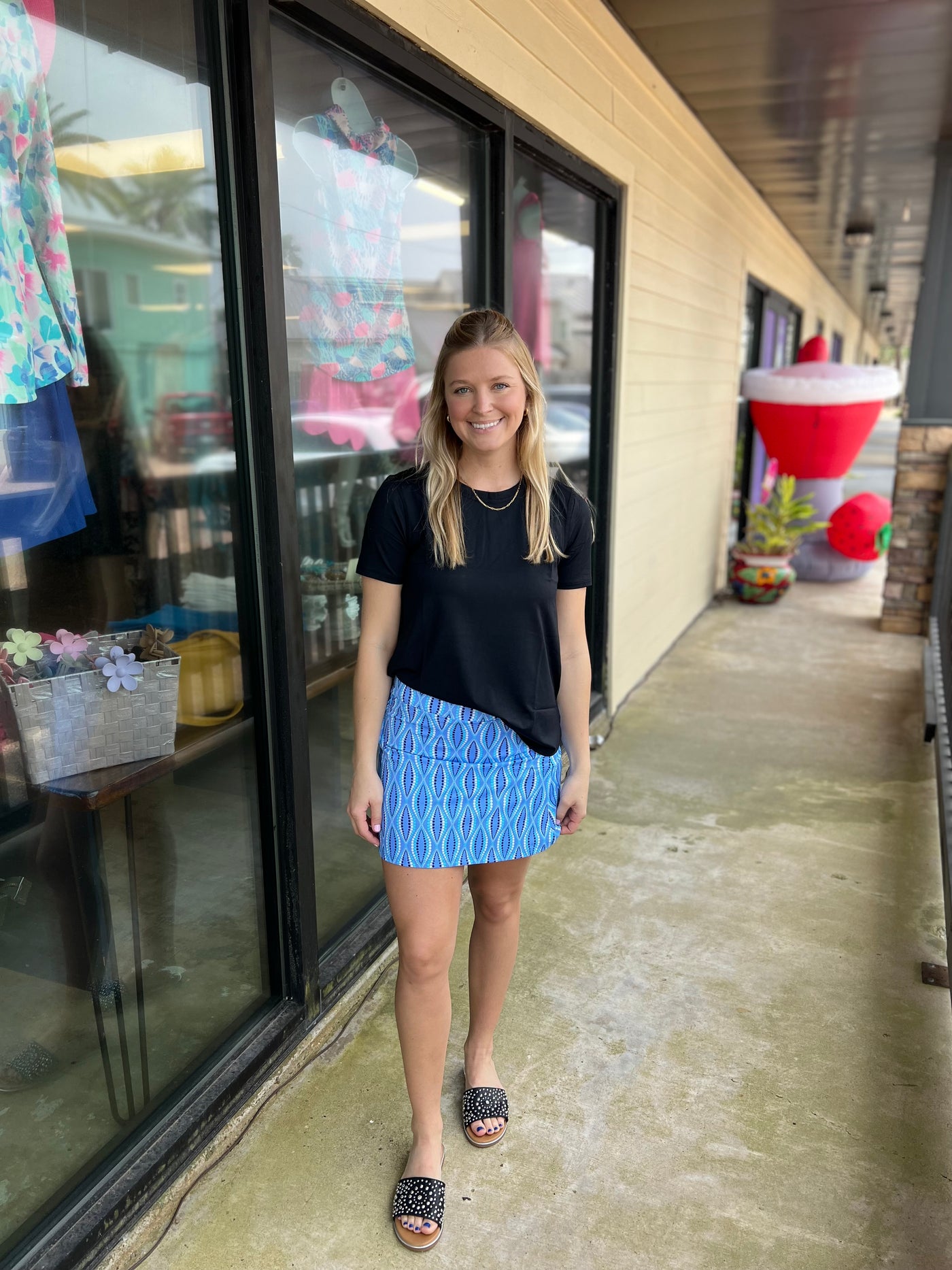 Blue Fun Skort