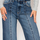 Tummy Control High Rise Relaxed Flare Jeans