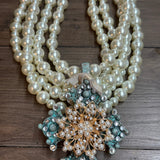 5 Strand Patena Necklace