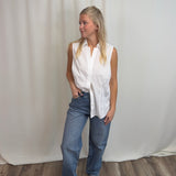 Tapered Mid Rise Wide Baggy Jean