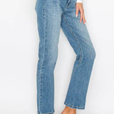 PLUS - TUMMY CONTROL HIGH RISE STRAIGHT JEANS: 16 (32)