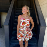 Floral Print Bubble Dress