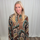 Autumn Paisley Long Sleeve Shirt