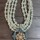 5 Strand Patena Necklace