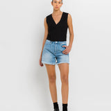 SUPER HIGH RISE PLEATS SHORTS