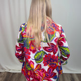 Paradise Blooms 3/4 Sleeve Shirt