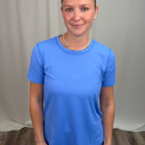 Bright Periwinkle Short Sleeve Top