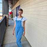 Ocean Blue Zenana Overalls
