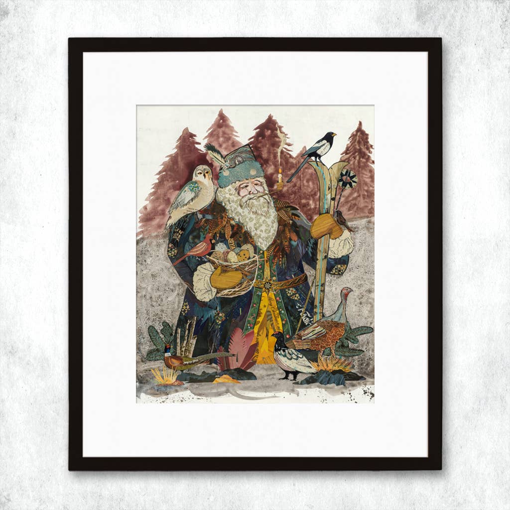 SANTA CLAUS Vintage 16 X 20
