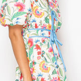 Flower Print Midi Dress