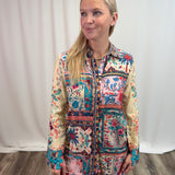 Amalfi Bloom Button Down Shirt