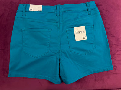 Vibrant Color perfect stretch fit shorts DOP-1613X5 PLUS