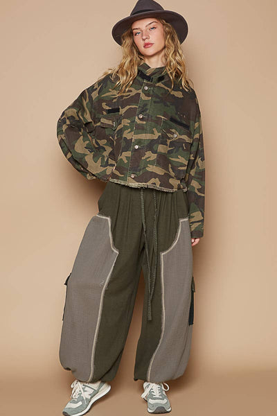 semi-cropped camo jacket