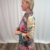 Amalfi Bloom Button Down Shirt