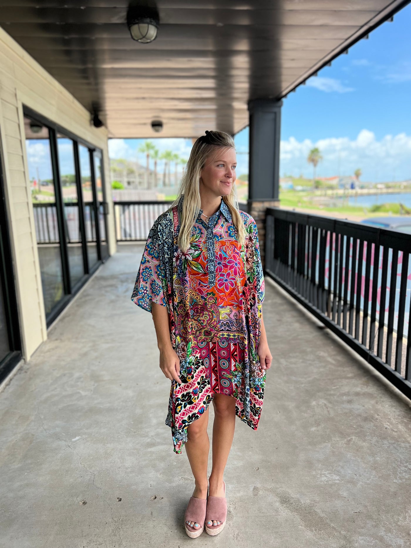 Multi Silk Dress