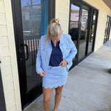 Blue & White Stripe Jacket