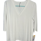 White 3/4 Sleeve Top