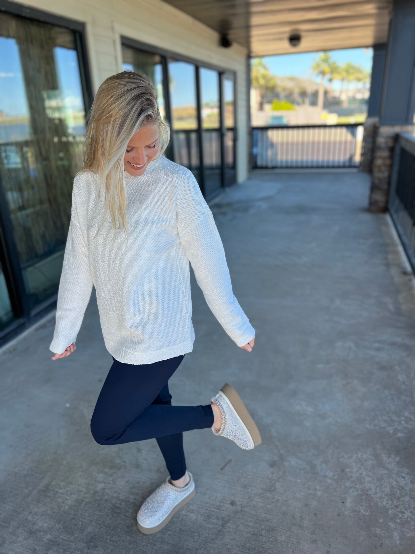 Navy Leggings