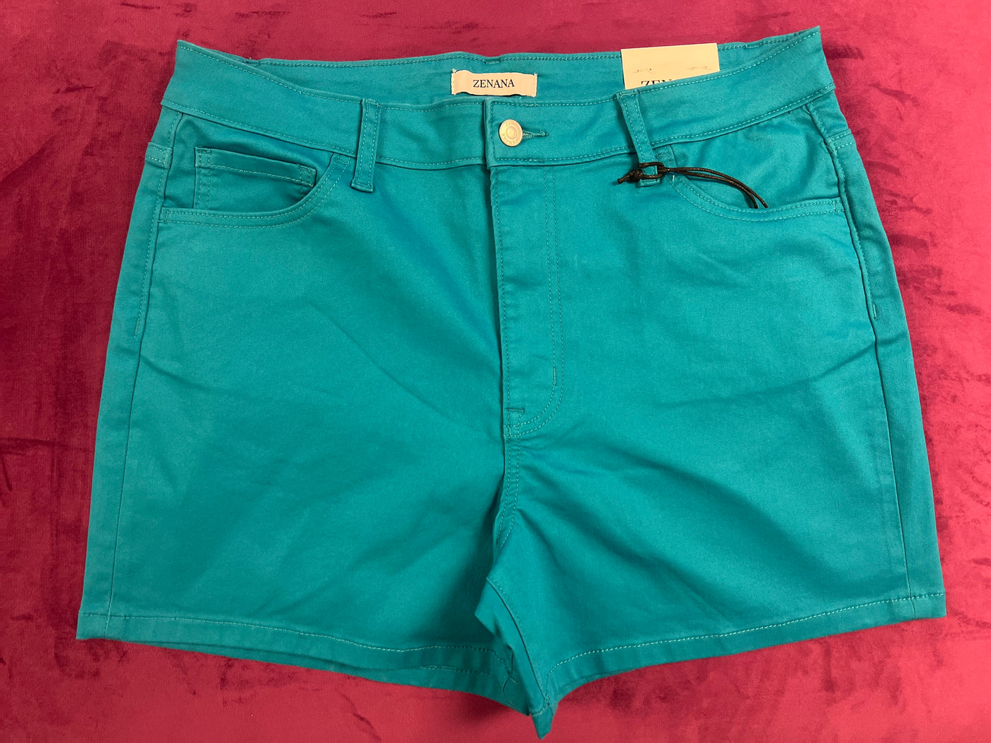 Vibrant Color perfect stretch fit shorts DOP-1613X5 PLUS