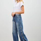 High Rise Wide Leg