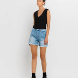 SUPER HIGH RISE PLEATS SHORTS