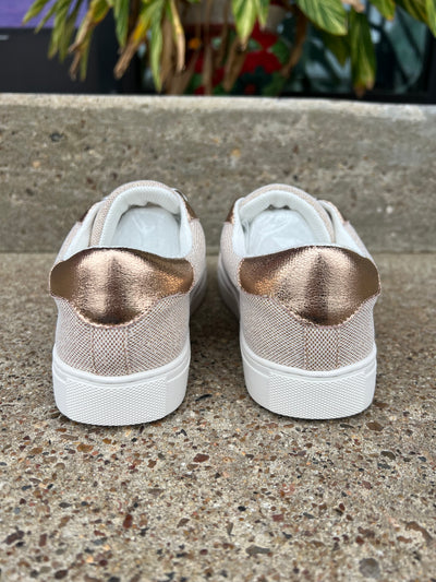 Supernova Rose Gold Shimmer Sneakers