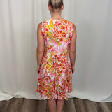 Floral Crinkle Tank Dress