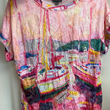 Sailboat Crinkle Top
