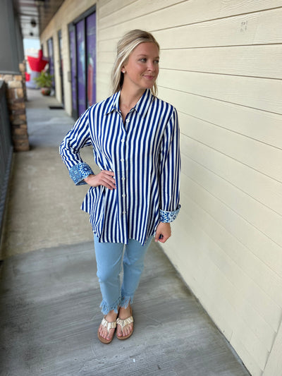Blue Front Back Top