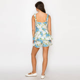 Blue Flower Romper