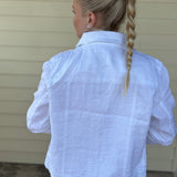 White Metallic Travel Jacket