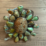 Engraved Turquoise Belt