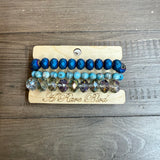 Blue Bracelet Trio