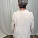 Cream Solid Airflow Top