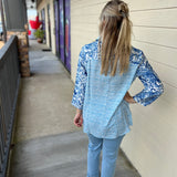 Blue Dot Back Shirt