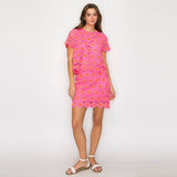 Pink Daisy Lace Top with Bow