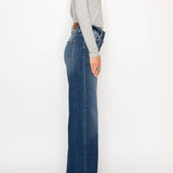 Tummy Control High Rise Relaxed Flare Jeans